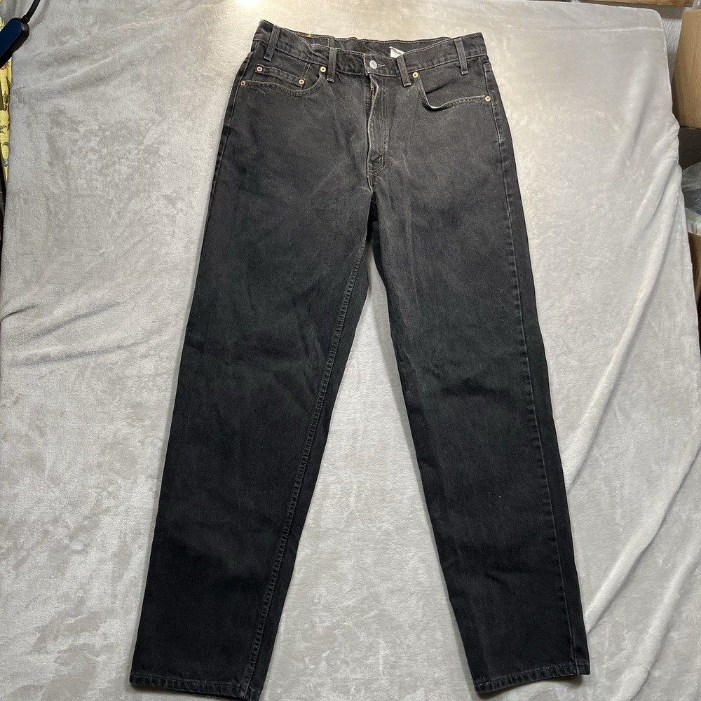 Vintage Levi's 550 Relaxed Fit Jeans Men's 36x34 (34x33) Black Made In Canada